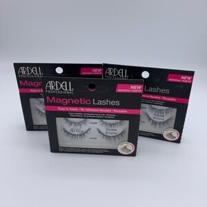 Three Sets Ardell Magnetic Reusable Lashes